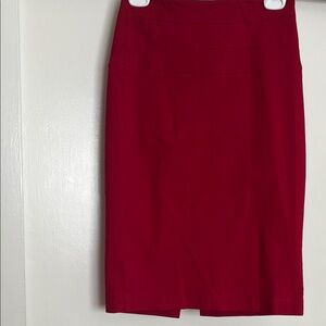 VENUS Bold Red Pencil Skirt